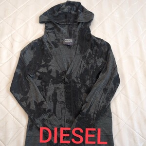 ★美品★　DIESEL　ディーゼル　カーディガン ニット　メンズ　ニットパーカー