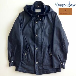 STEVEN ALAN UNITED ARROWS マウンテン パーカー ジップ アップ ブルゾン ネイビー スティーブンアラン ブリティッシュ ミラレイン メンズ