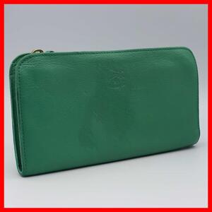 正規品 イルビゾンテ ILBISONTE 長財布 Long wallet フロントロゴ Logo Authentic Mint