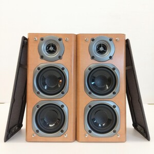 f2583/【音出し確認済】KENWOOD 2WAY 3SPEAKER SYSTEM LS-K707 ペア 現状品