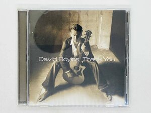 即決CD DAVID BOYLES / THANK YOU / サンキュー / デイヴィッド・ボイルズ / COCB-53397 Y35