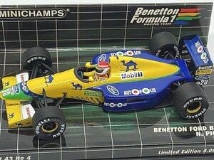 ミニチャンプス PMA 1/43 Benetton Ford ベネトン フォード B191 N.ピケ 1991 #20 400910020