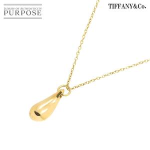 ティファニー TIFFANY&Co. ティアドロップ ネックレス 45cm K18 YG イエローゴールド 750 Teardrop Necklace 90235184