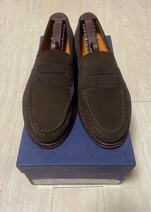 ◆【美品】Jalan Sriwijaya ジャランスリウァヤ/98589 SUEDE LEATHER SOLE D.BROWN UK5.5(24.5㎝)