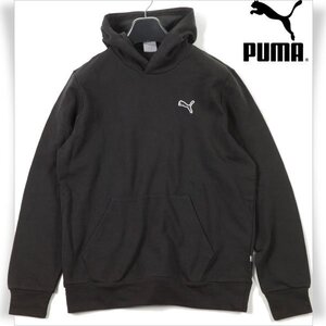 新品1円～★PUMA プーマ メンズ 678430 フーディースウェット トレーナー L パーカー 黒 ブラック オールシーズン ロゴ ◆9514◆