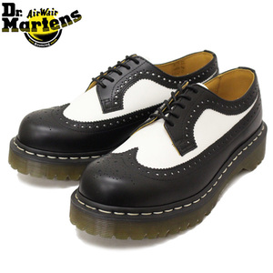 Dr.Martens (ドクターマーチン) 10458001 3989 BEX 5ホール ベックス レザーシューズ BLACK&WHITE UK7-約26.0cm