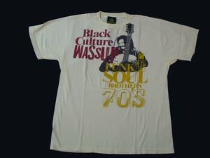 ☆　WASSUP　ワサップ　Tシャツ 新品　キナリ　L　526-2005