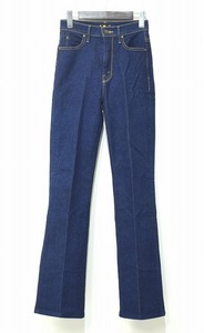 MOTHER (マザー) ハイウエスト ブーツカット デニムパンツ 美脚 ジーンズ DENIM PANTS JEANS アメリカ製 BOOTCUT 24 インディゴ アローズ