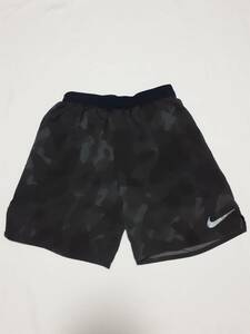 NIKE ナイキ ランニング ウェア ショート ハーフパンツ size M ブラック迷彩 美品 AH0032