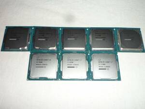 送無 Intel Core i9-9900＆i7-8700/7700K/7700等 合計8個 現品 綺麗