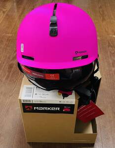 ☆即決・送料込☆新品☆MARKER ヘルメットバイザー式 VIJO 51-56cm PINK マーカーピンク 安全基準クリア ゴーグルいらず 35%OFF