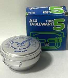 ★未使用★NEWTOP ニュートップ アルミクッカー アルマイト手付き スタッキング 食器 イーグルマーク キャンプ用品 5IN1 5点セット 皿