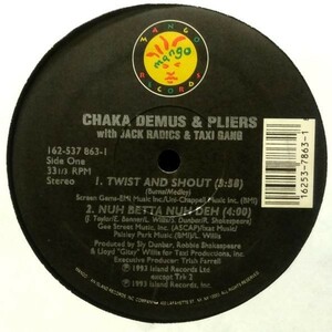 12inchレコード　 CHAKA DEMUS & PLIERS / TWIST AND SHOUT