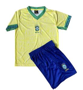 新作　ブラジル代表（H）24/25　子供用120-130㎝　上下セット　　Mサイズ　海外サッカー　即決即納！
