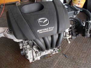 DEJFS デミオ 中古エンジン　P3Y1-02-300J *1104　g200079　青森県