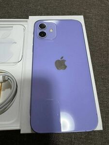 美品! iPhone 12 128GB パープル SIMフリー