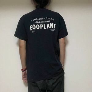 USA製Yellow RatイエローラットJAPANESE EGG PLANTスラングTシャツM袖裾シングルステッチ