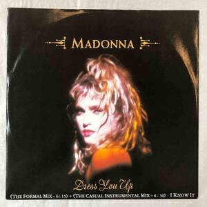 ■1985年 UK盤 オリジナル Madonna - Dress You Up 12”EP W8848T Sire マドンナ