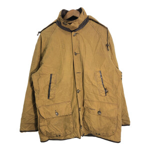 00年代 イングランド製 Barbour バブアー BEAUCHAMP オイルドジャケット ライトブラウン (メンズ 112CM) 中古 古着 R7205