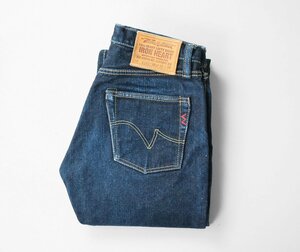 ● IRON HEART ◆ 19oz セルビッチ 左綾デニム ストレートジーンズ インディゴ W30 (634S-19L) 赤耳 パンツ アイアンハート ◆2614/K2T