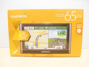 即決 送料込 GARMIN ポータブルナビ nuvi65LM 通電動作確認 北米地図 中古経年品 現状渡し