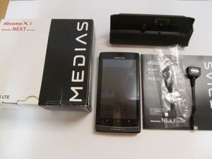 (59080)docomo　ドコモ　スマートフォン　スマホ　携帯電話　MEDIAS　N-04D　判定◯　USED　保管品