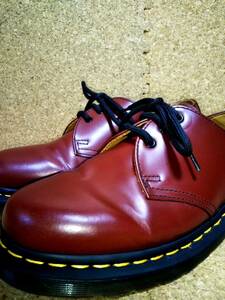 【Dr.MARTENS】ドクターマーチン 1461 3ホールシューズ UK6 (25cm ) 3EYE SHOE スムースレザー チェリーレッド【良品】