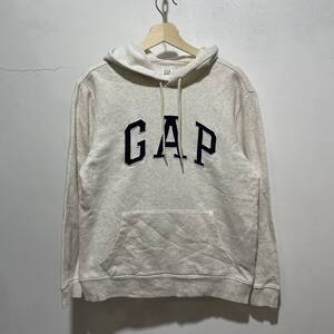 ☆送料無料☆GAP☆ロゴワッペンスウェットパーカー☆メンズS☆ストリート☆L20c