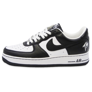 美品 NIKE ナイキ 26cm AIR FORCE 1 LOW QS TS FJ5756-100 エアフォース 1 ロー クイックストライク TERROR SQUAD WHITE/BLACK 22001257