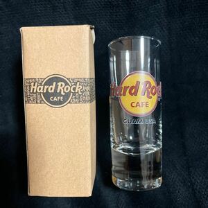 パッケージ箱難有り 未使用 Hard Rock CAFE GUAM ショットグラス　ハードロックカフェ グアム　ガラス　コップ グラス