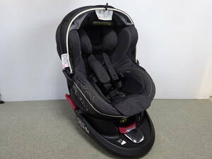 中古 エールベベ クルット4S プレミアム AB865 ナチュラルブラック 2016年製 新生児～18kg パット欠品あり AILEBEBE カーメイト