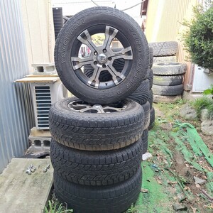 225/70/Ｒ16　16×7Ｊ　５穴　114.3　ＭＫＷ　タイヤ付きホイール　ヨコハマ