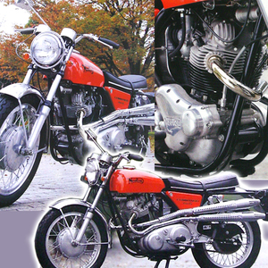 ノートン コマンド 750 Sタイプ 掲載 雑誌　NORTON COMMANDO　詳細写真解説　主要諸元表　6ページ