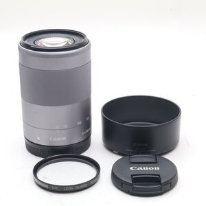 Canon 望遠ズームレンズ EF-M55-200mm F4.5-6.3 IS STM(シルバー) ミラーレス専用 EF-M55-200ISSTMSL