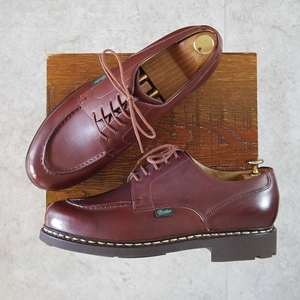 ★未使用★パラブーツ SIZE 7.5【定価￥96,800-★シャンボード/CHAMBORD】MARRON/マロン/リスレザー/Uチップ/茶/Paraboot★m414-8