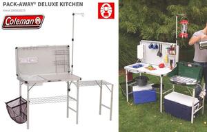 【新品】コールマンキャンプキッチンデラックス　日本未発売品 CAMP KITCHEN DELUXE キッチンテーブル シンク付　2000020275　送料無料