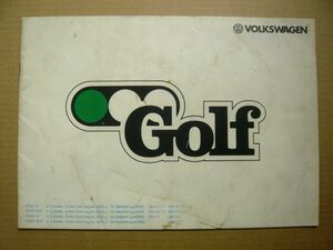 ★【GOLF】 ゴルフⅠ カタログ 1978年 送料無料