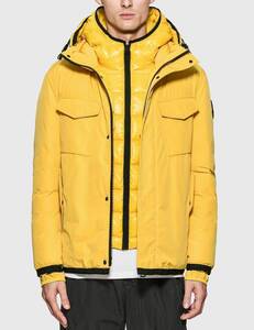 20AW　モンクレール レイヤード ナイロン ダウン ジャケット　イエロー　　国内正規品 MONCLER #A2