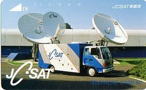 ★自動車（JCSAT）テレカ★