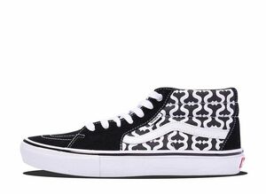 Supreme Vans Monogram S Logo Skate Grosso Mid "Black" 28cm VN0A5KS15XH