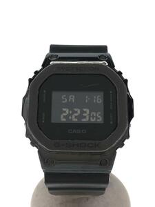 CASIO◆クォーツ腕時計/G-SHOCK/デジタル/BLK/BLK/GM-5600B-1JF/キズ有