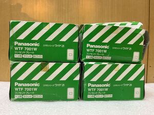 RE1786 Panasonic コンセントプレート WTF7001W 4箱 まとめて 現状品　0122