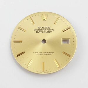 純正品 中古 ロレックス ROLEX ゴールド ダイアル 文字盤 デイトジャスト用 メンズ Cal.3035/3135 A57