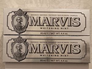 マービス MARVIS 歯磨き粉 ホワイト ミント　2本 85ml