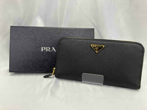 AI鑑定済 箱付 PRADA プラダ/長財布/1ML506/ブラック 店舗受取可