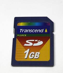 ☆　Transcend SD 1GB 中古品　（1回のみ使用）　