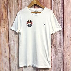 ポロラルフローレン　POLO RALPH LAUREN　男女兼用　トップス　半袖Ｔシャツ　ロゴ刺繍　カスタムスリムフィット