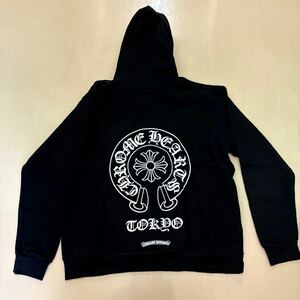 CHROMEHEARTS/クロムハーツパーカー 東京限定 ブラック 綿100％ tokyo hooded