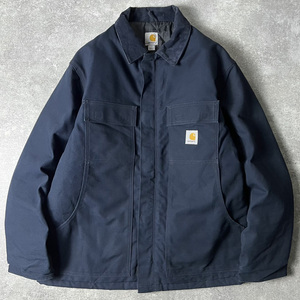 Carhartt 中綿 キルティング ライナー ダック トラディショナル コート L / カーハート ネイビー ジャケット ジャンパー