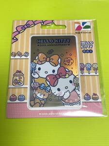 202312010(１５)　台湾　悠遊カード(easy card)　未使用　「Hello Kitty 50th Anniversary キャンディ」　＜台湾版のSuica・PASMO・ICOCA＞